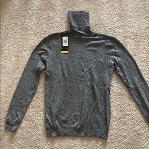 NWT space grey turtleneck